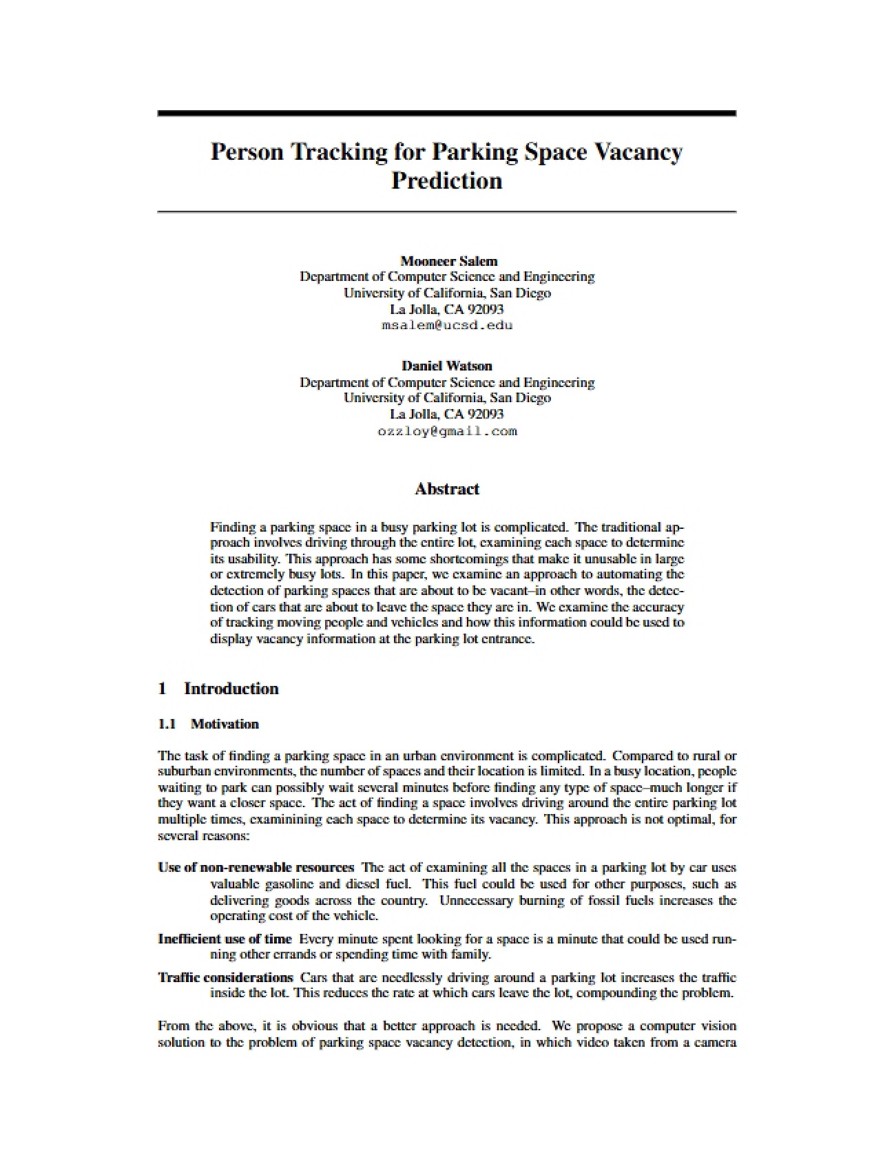 Automated Human Tracking