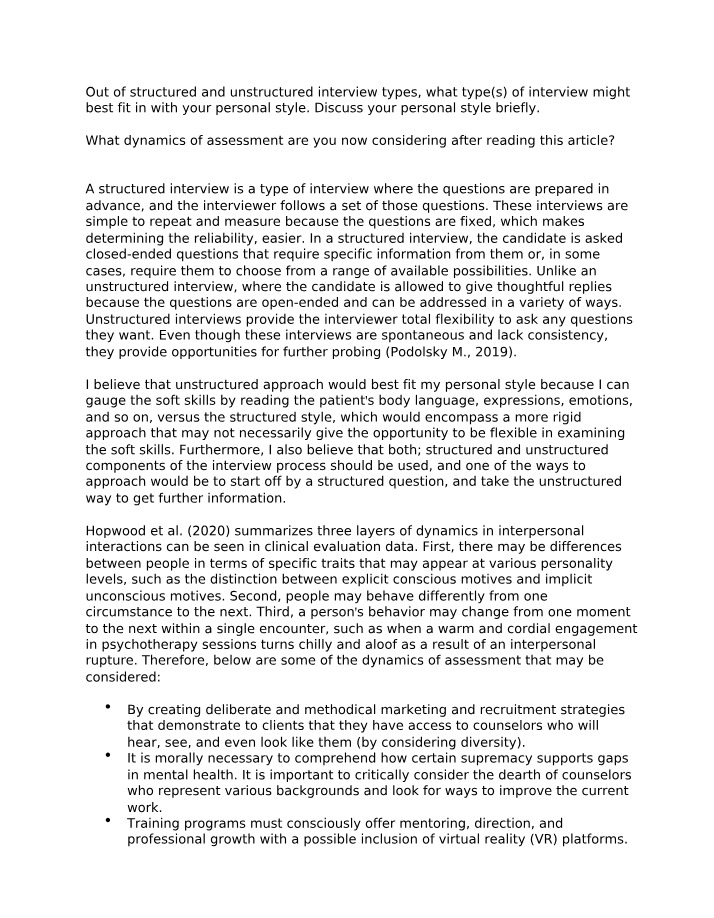 PSYC999 - Discussion Question 3
