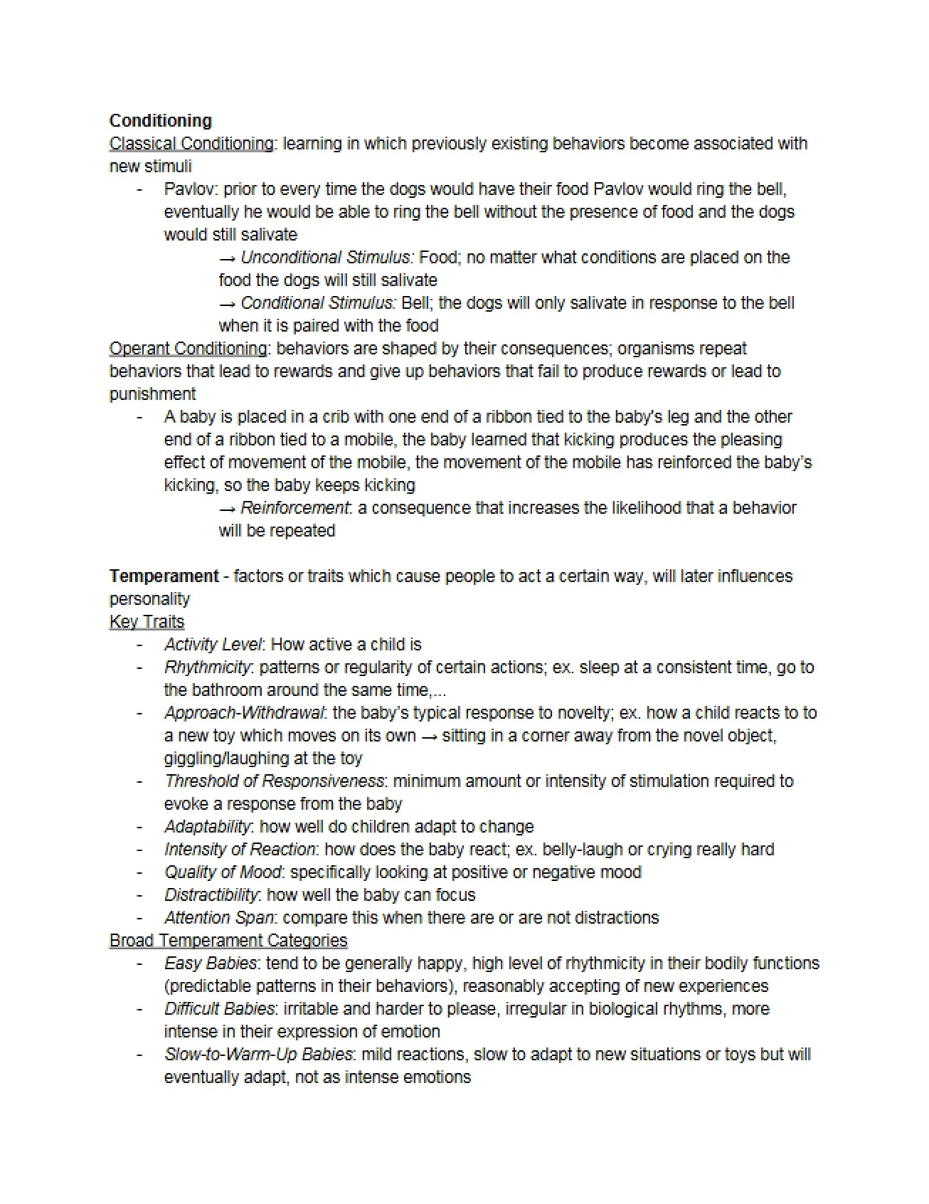 Introduction to Conditioning