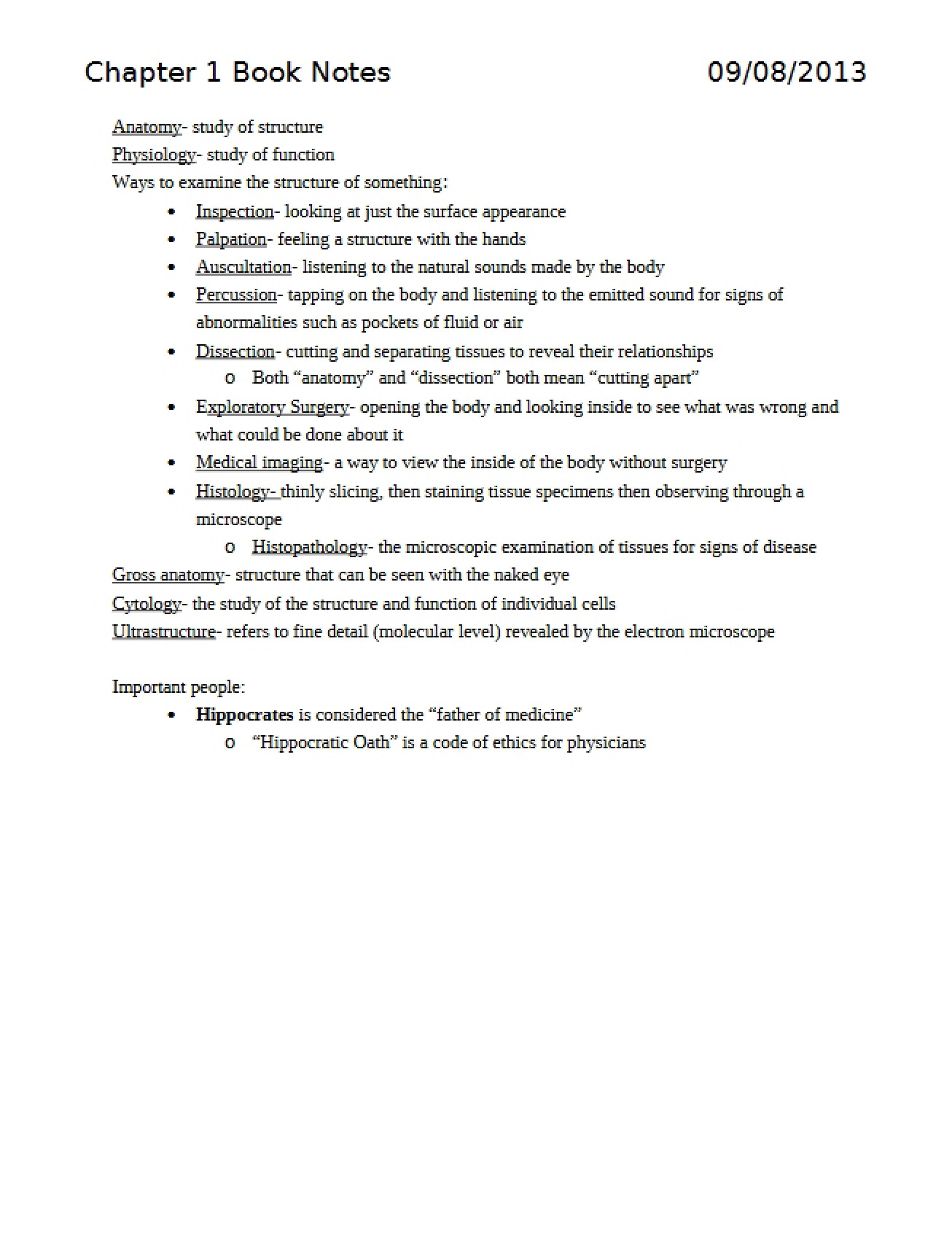 Book Notes Chapter 1