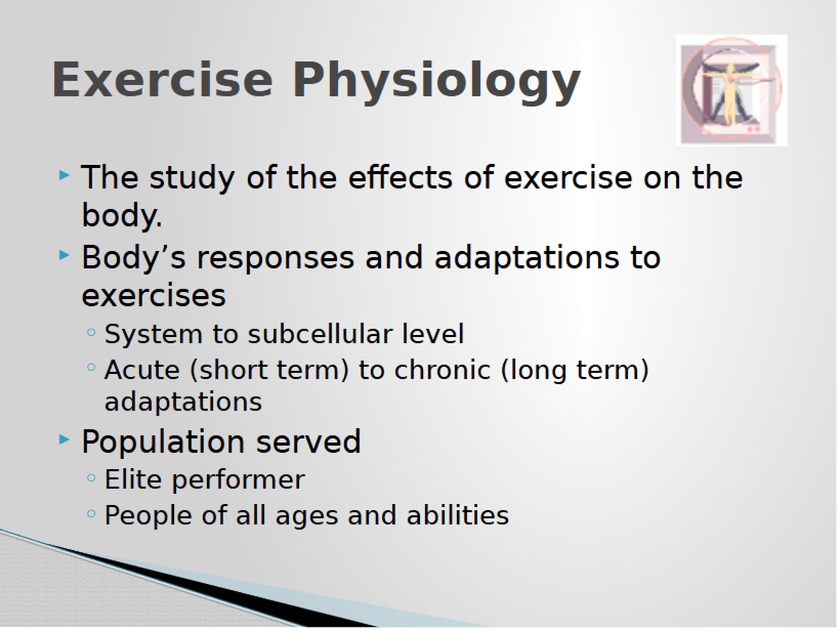 Physiology of Exercise