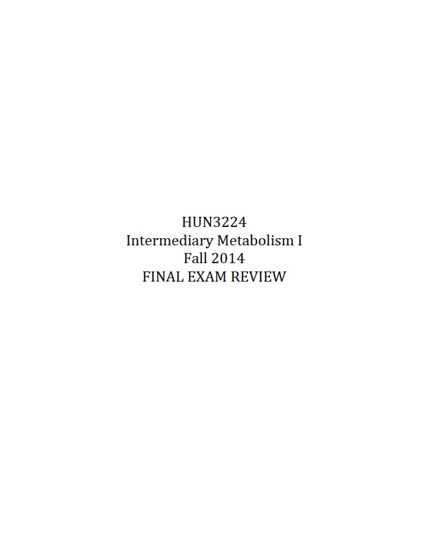 Comprehensive End-of-Term Recap
