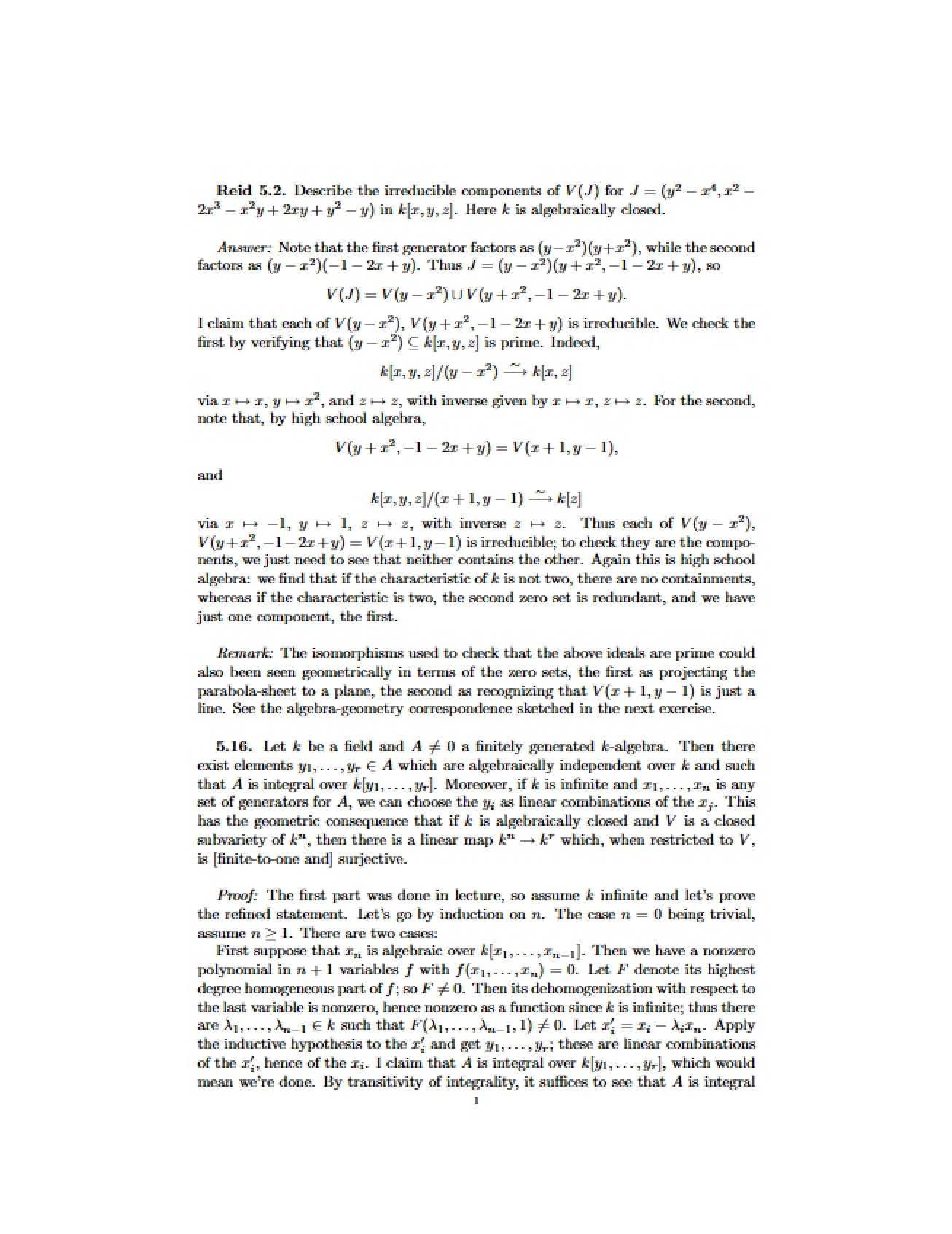 Exercise 5.2 Reid Solutions