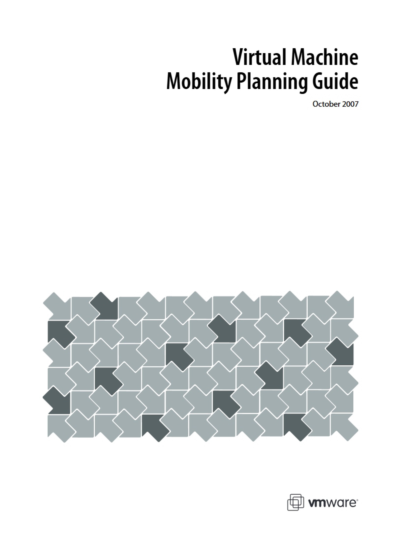 Guide to Planning Virtual Machine Mobility