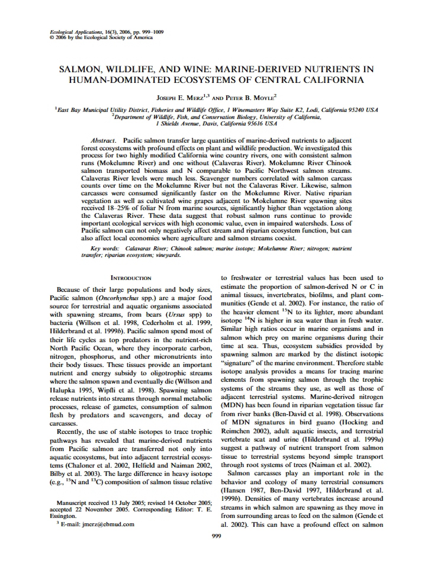 Wine, Wildlife, and Salmon