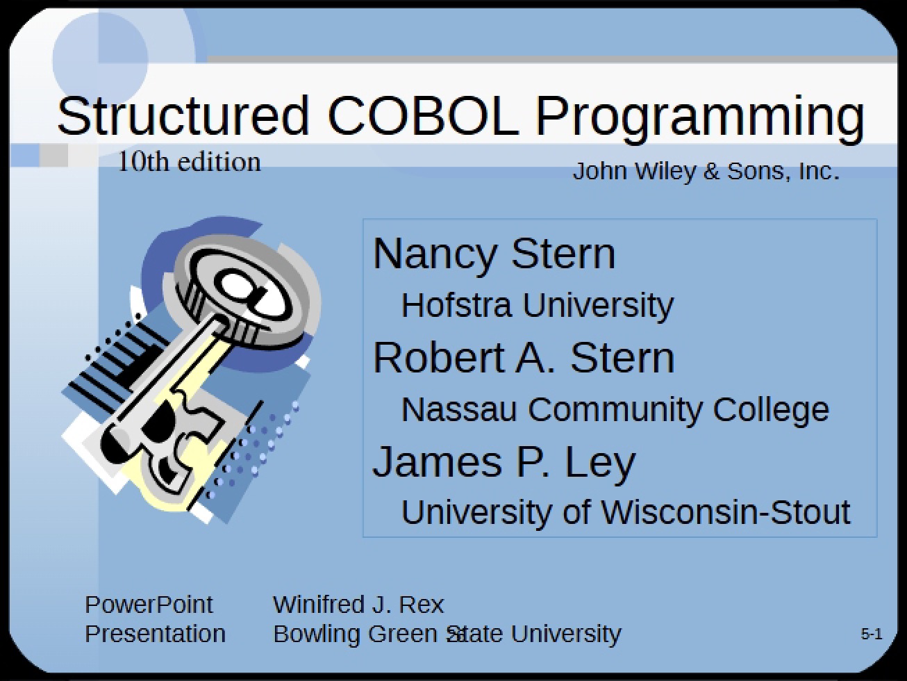 Notes on Cobol Programming