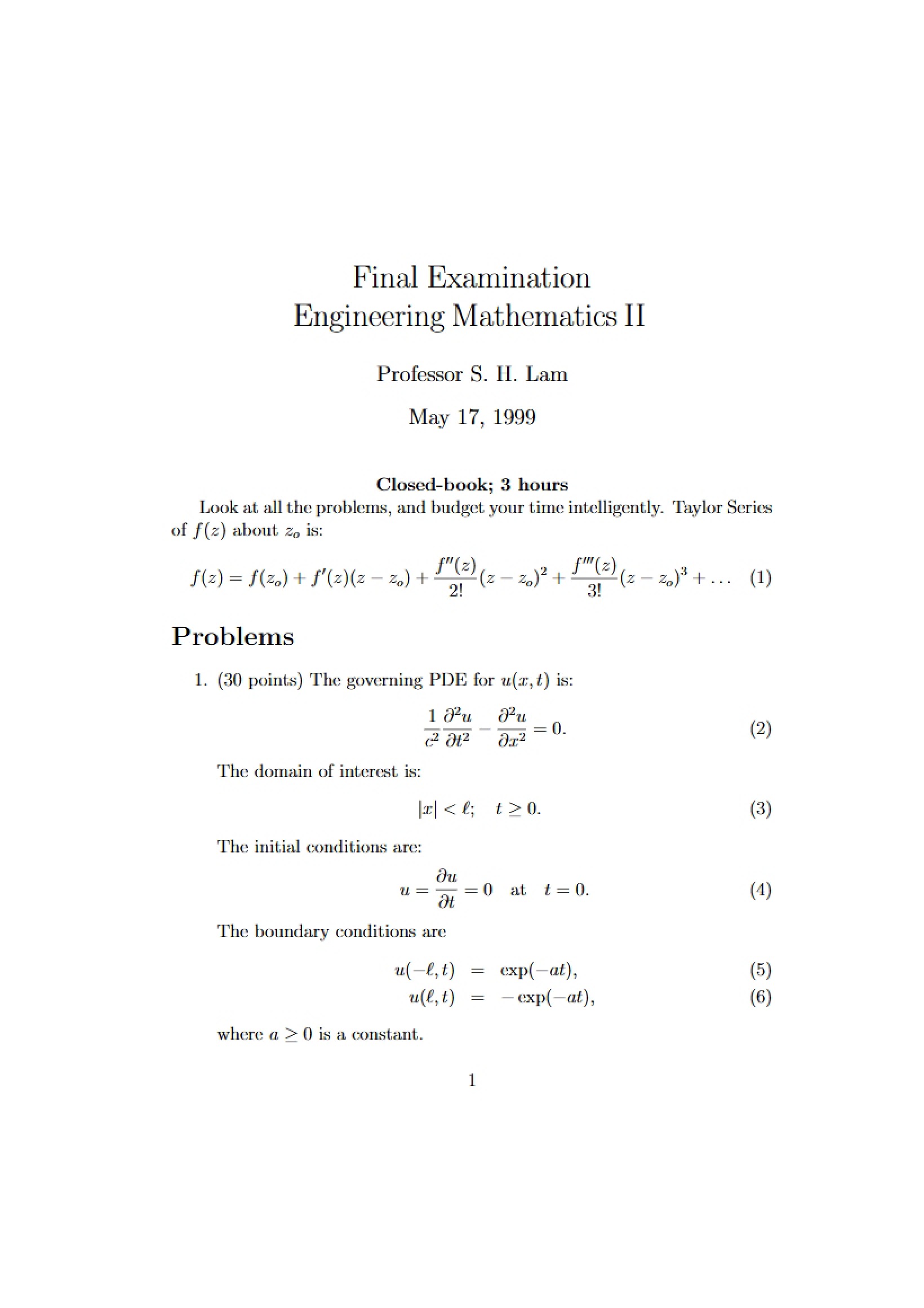 MAE 306 Final Exam