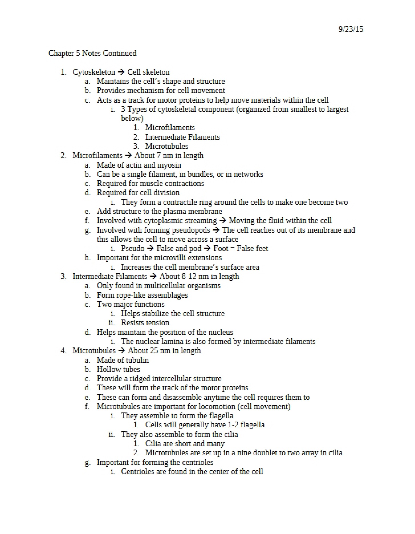 Notes for Chapter 05