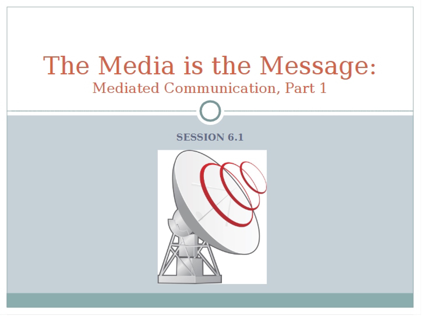 Media Message (Summer 13)