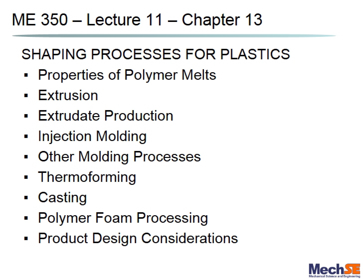 Chapter 13 Lecture