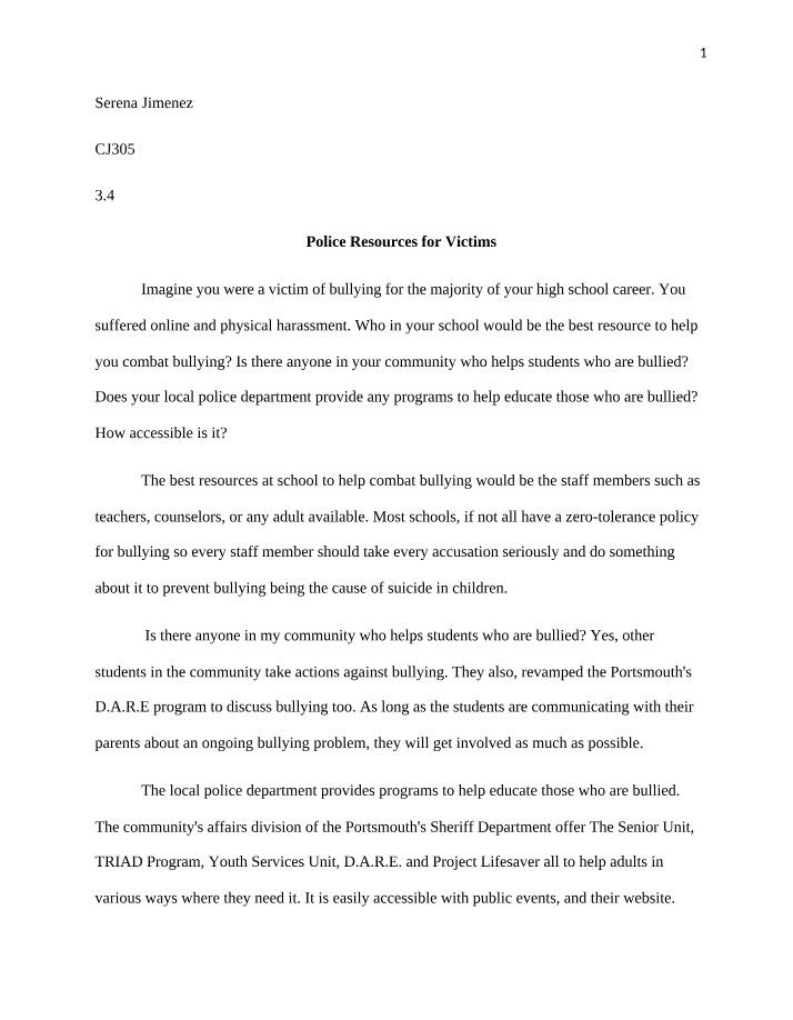 CJ305 - Jimenez Assignment 3