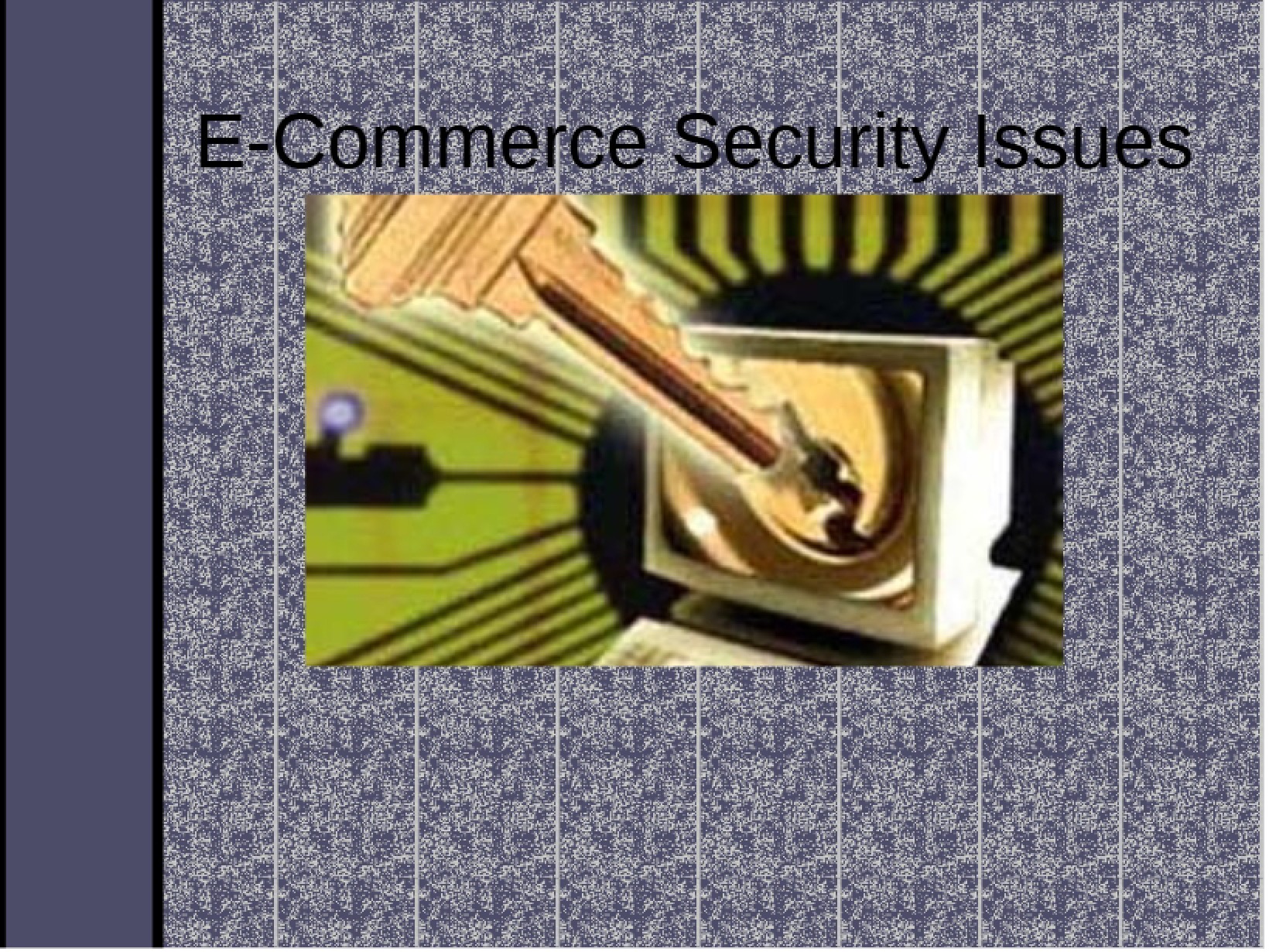 Security Issues in E-Commerce