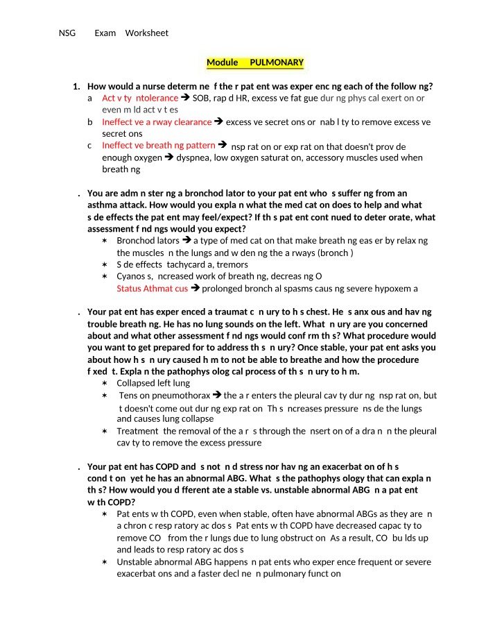 Exam 4 Worksheet (Spring 2023)