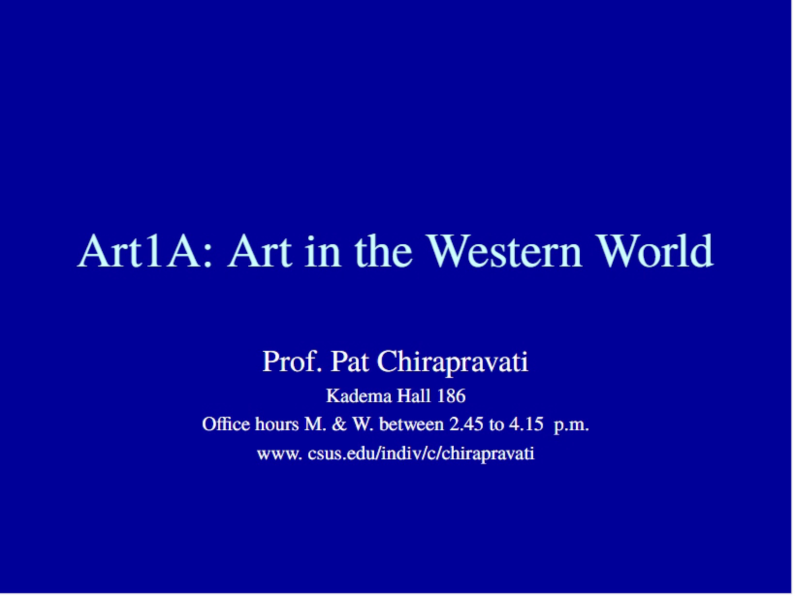 Western World Art