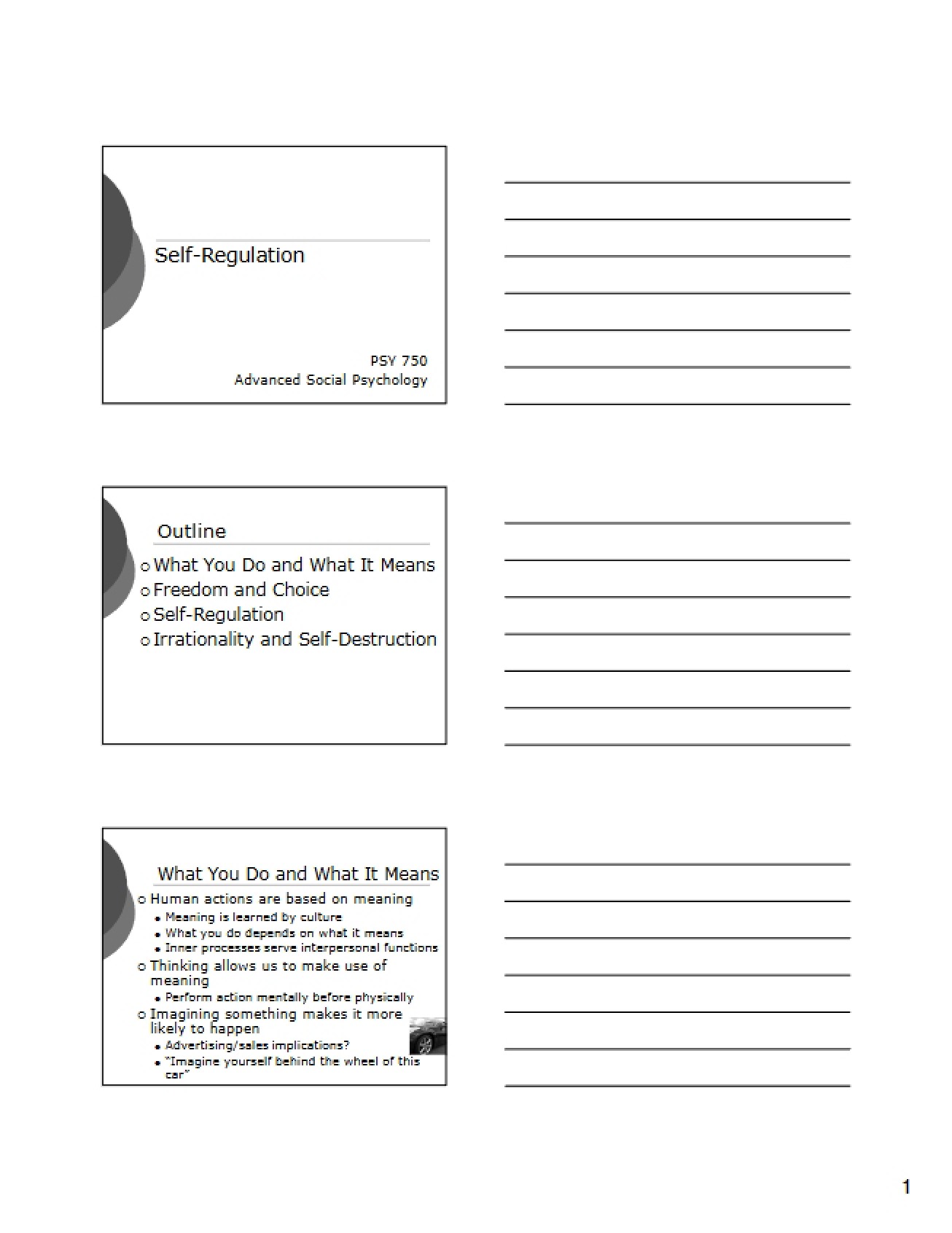 Concept of Self-Regulation
