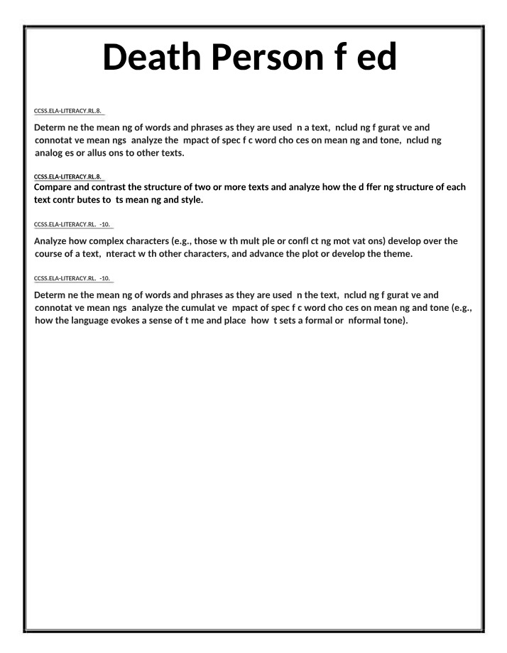 The Book Thief Prologue and John Donne Activity