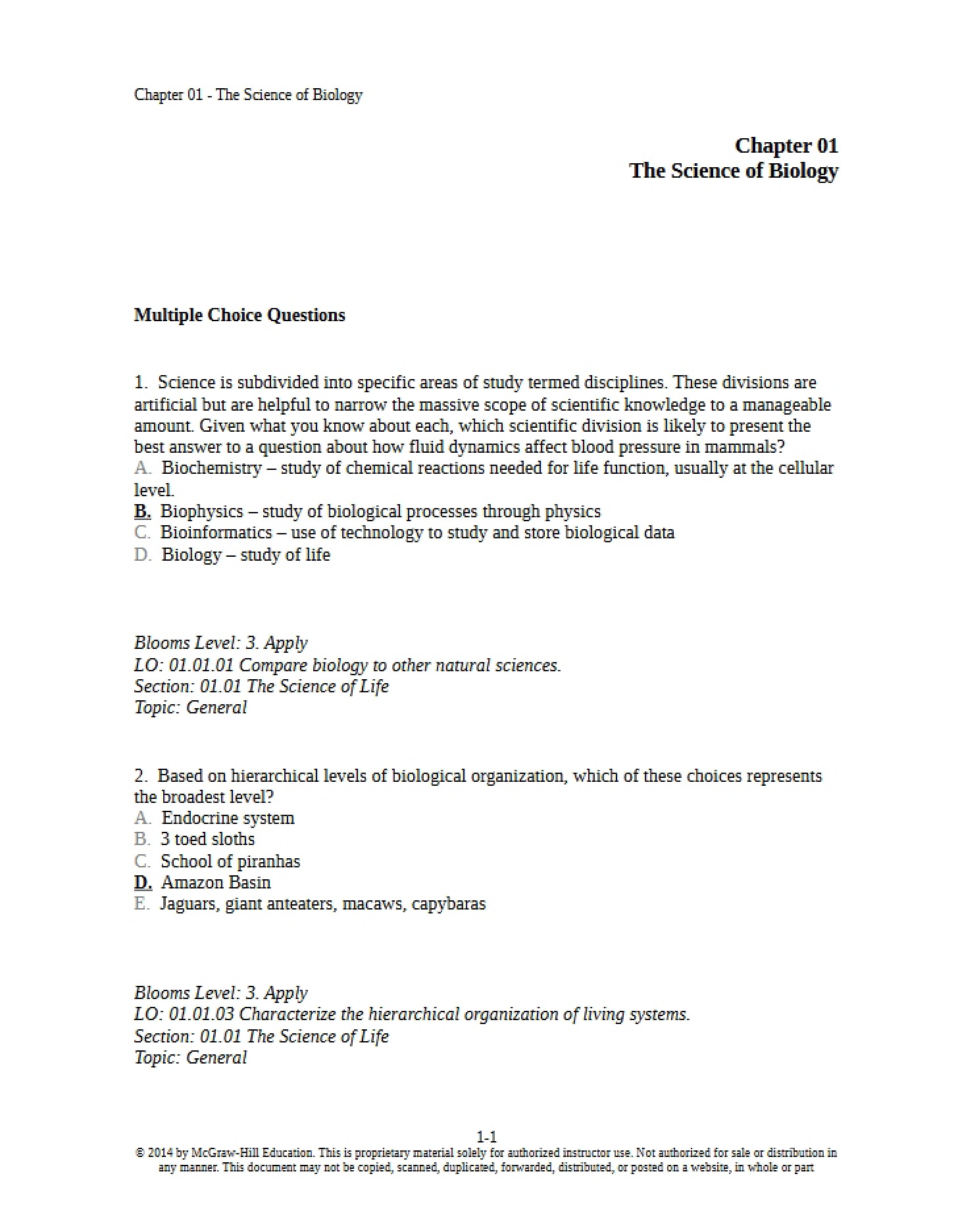 Outline of Chapter 3