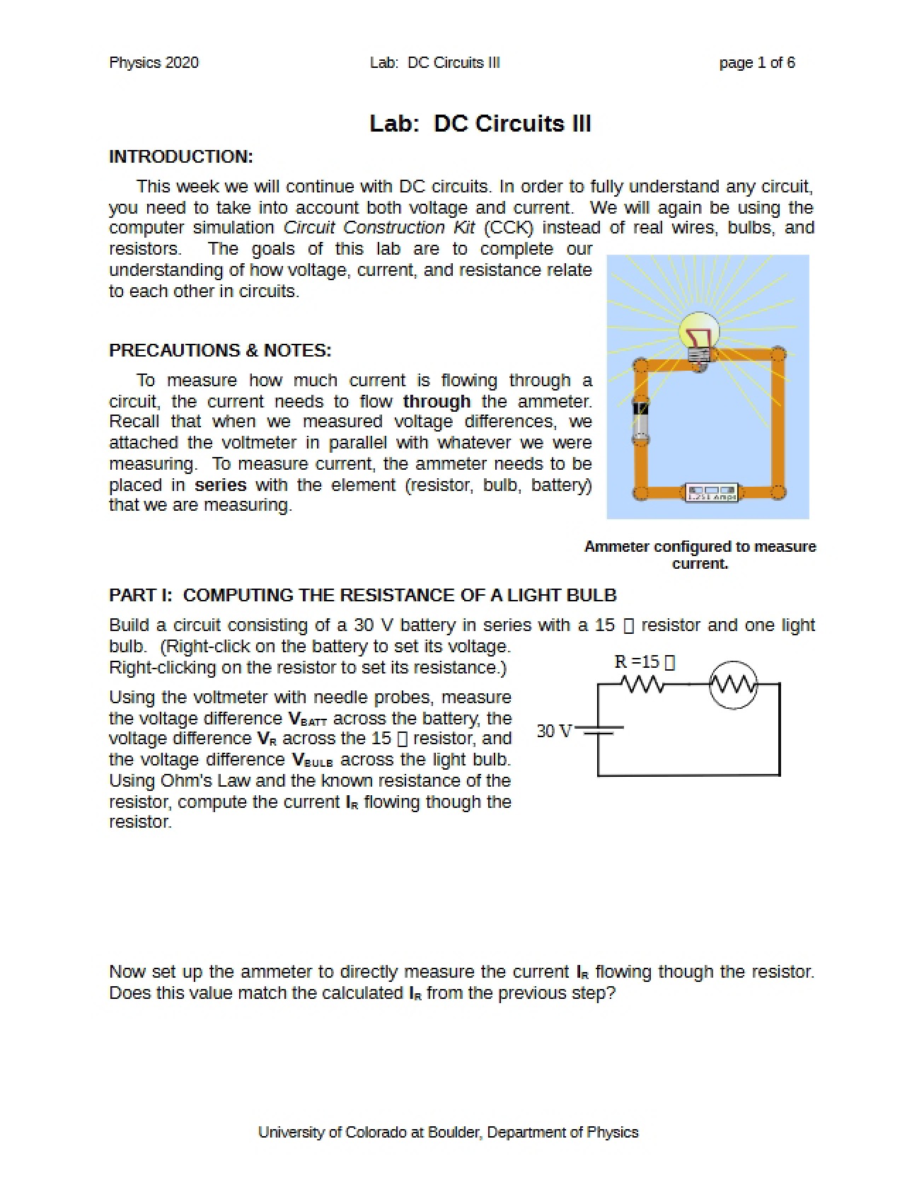 DC Circuits III