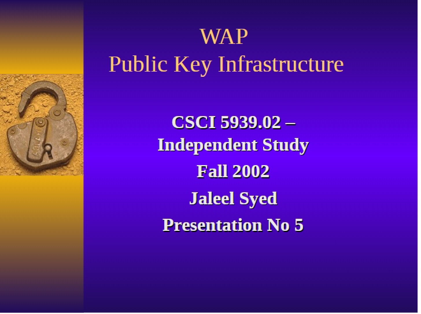 Public Key Infrastructure for WAP