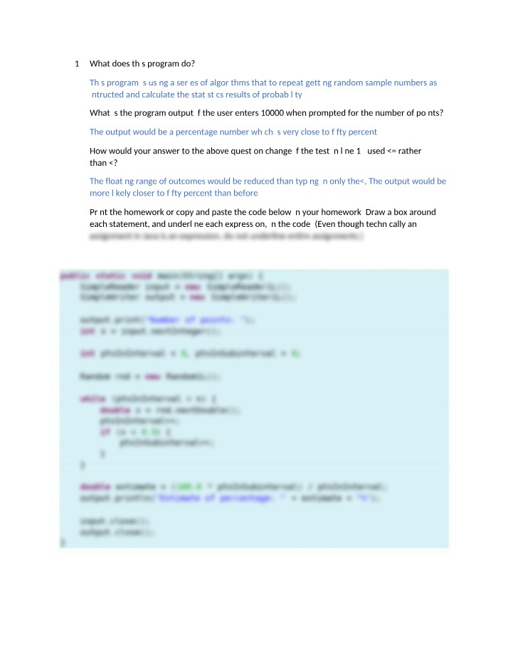 Random Sample Numbers for Probability Estimation