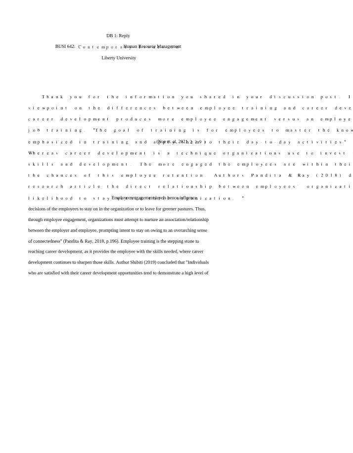 Discussion Board 1 Reply