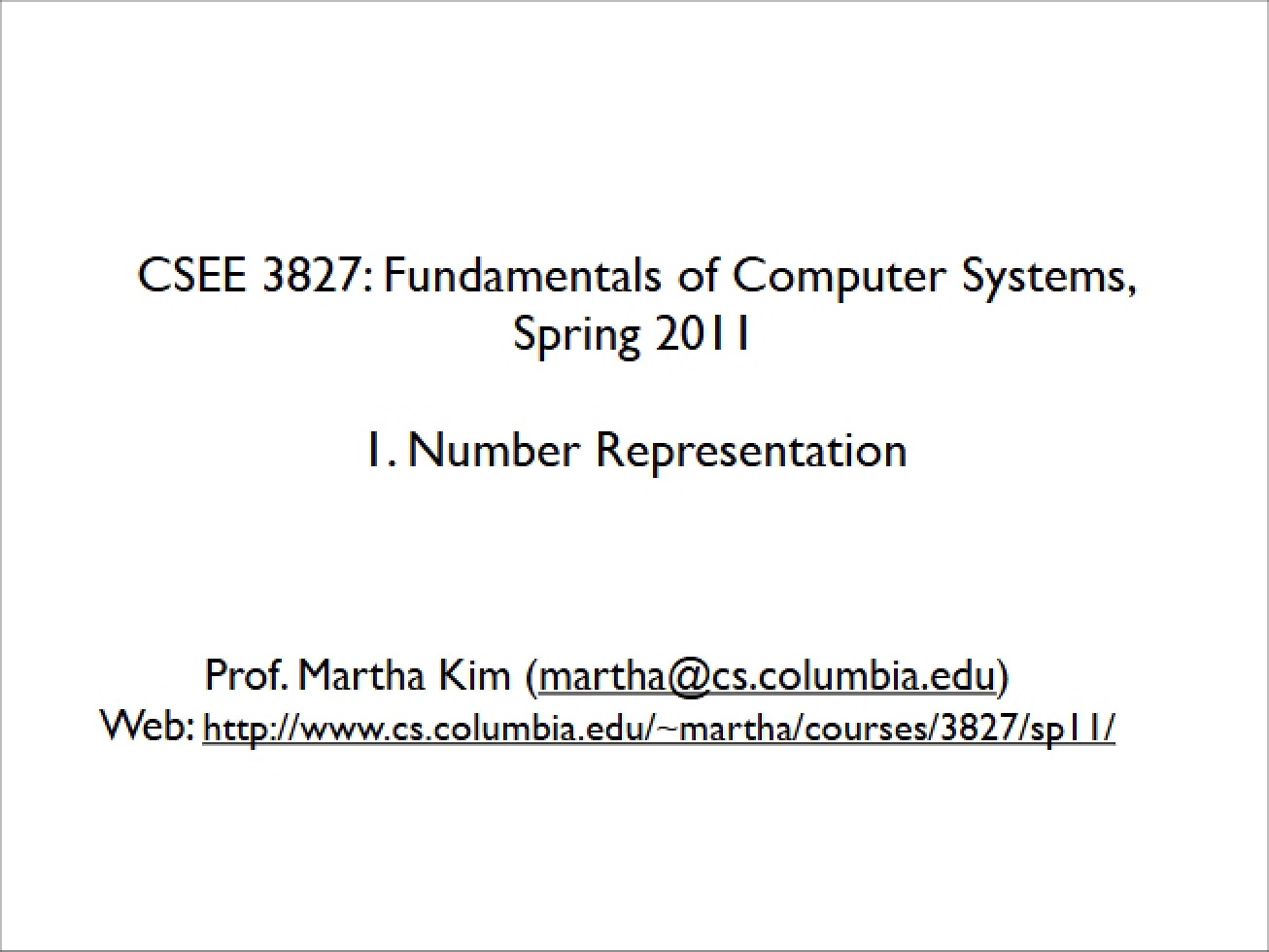 Representing Numbers in Computing