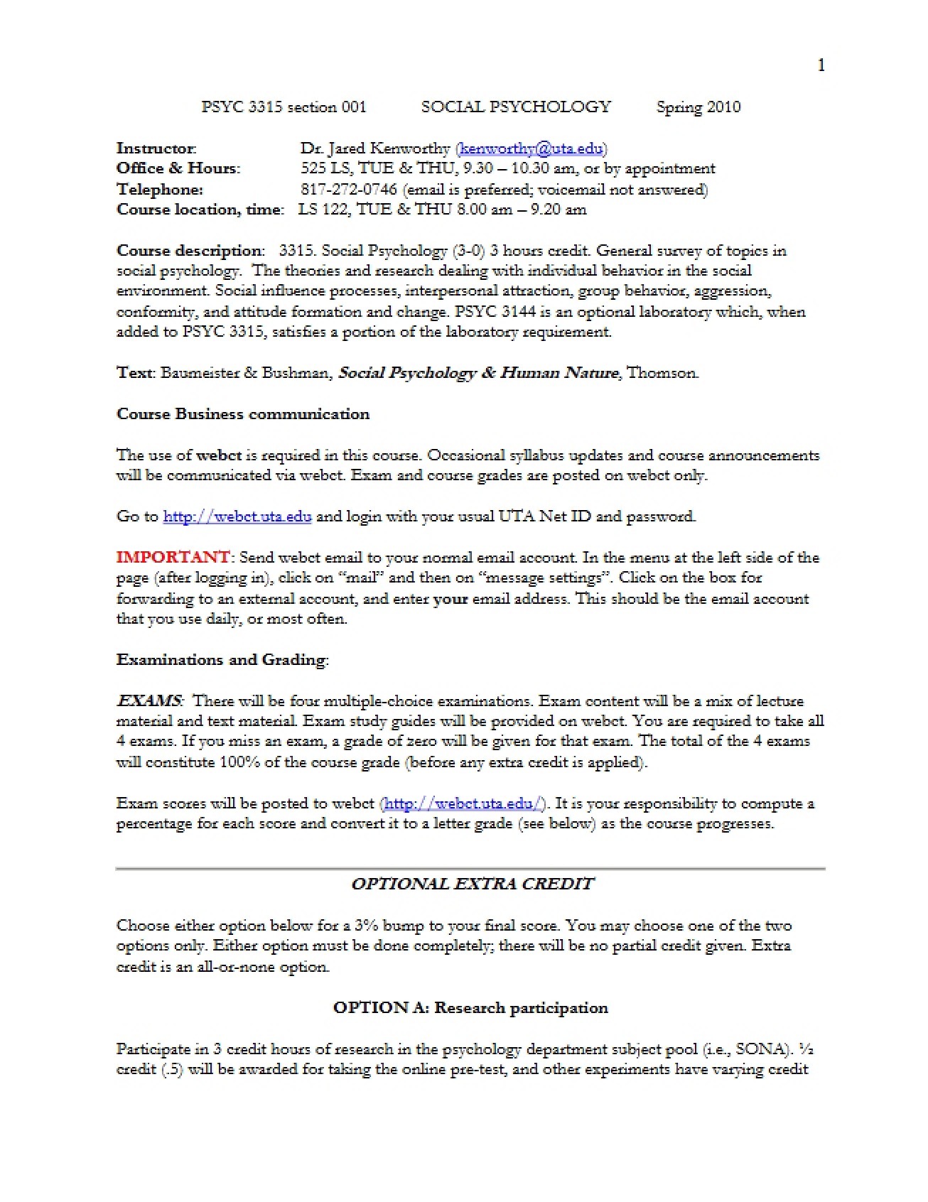 Syllabus S