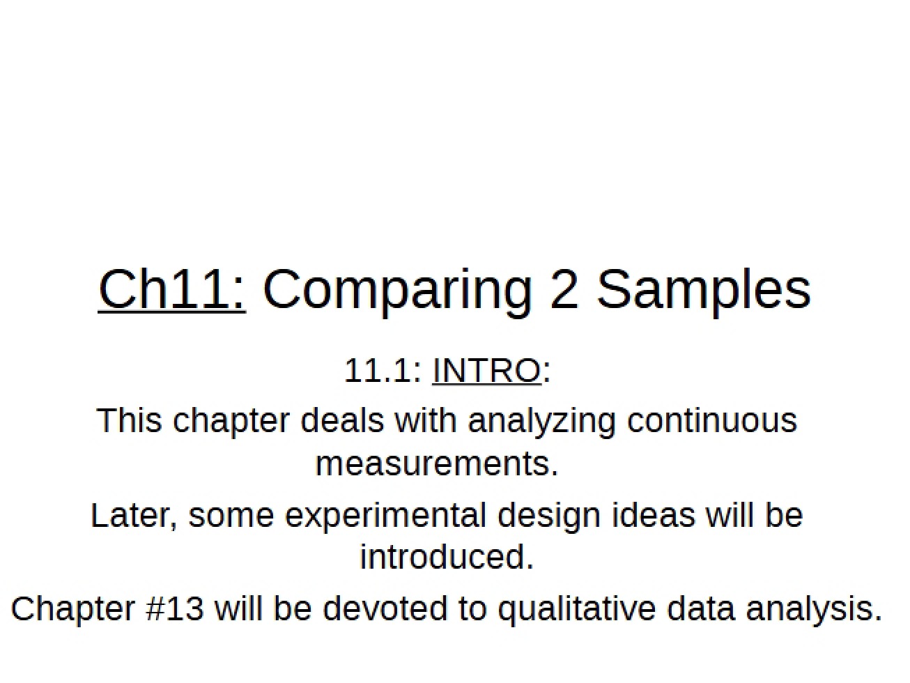 Samples Comparing 2