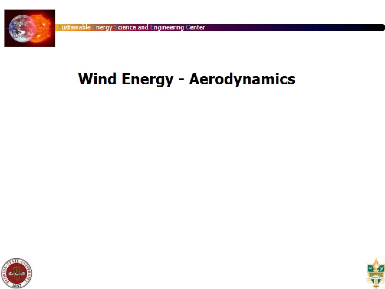 Aerodynamics of Wind Energy