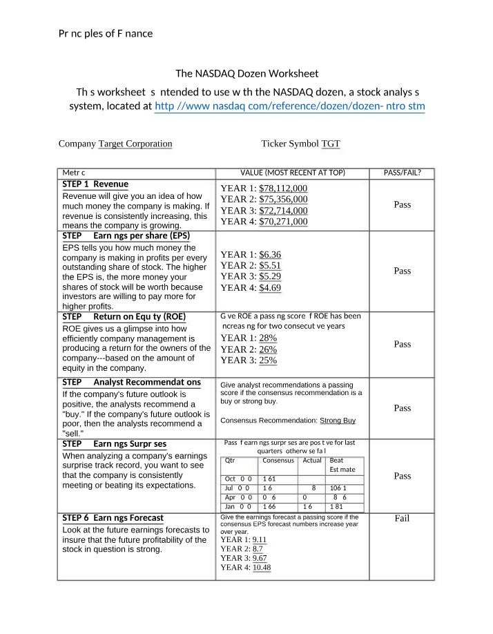 Target Corporation Revenue Analysis