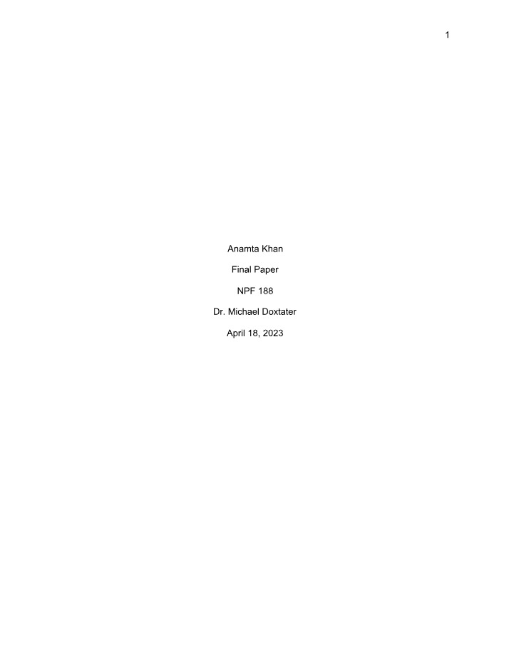 Frankenstein Final Paper - A Tale of Denial, Disorientation, and Discovery