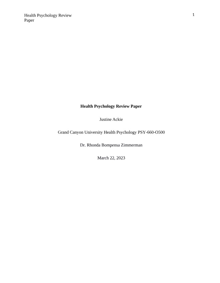 Improving Patient Competency in Health Psychology