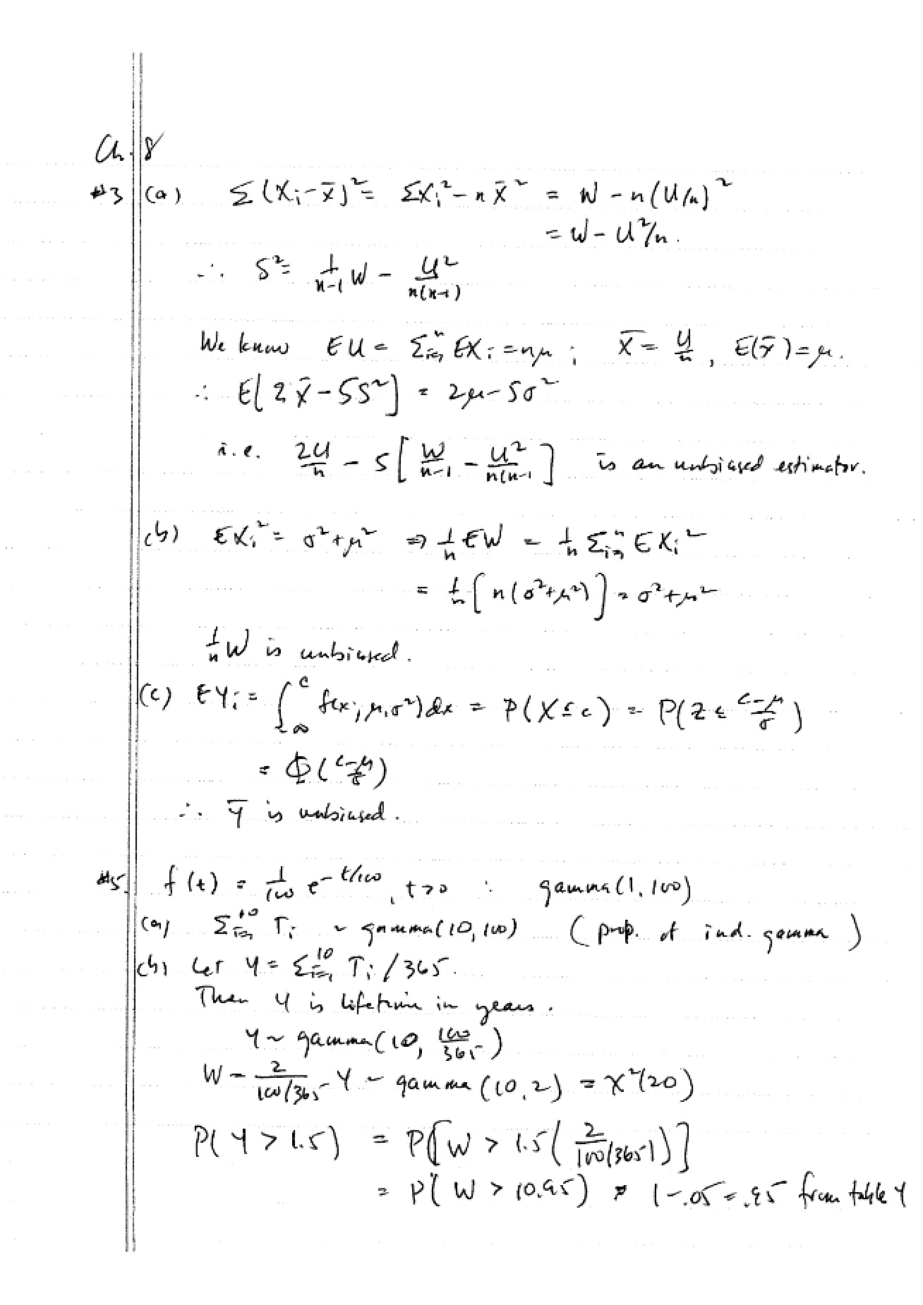 Solutions for Homework 1