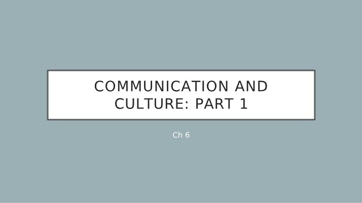 COMS2310 - Chapter 6