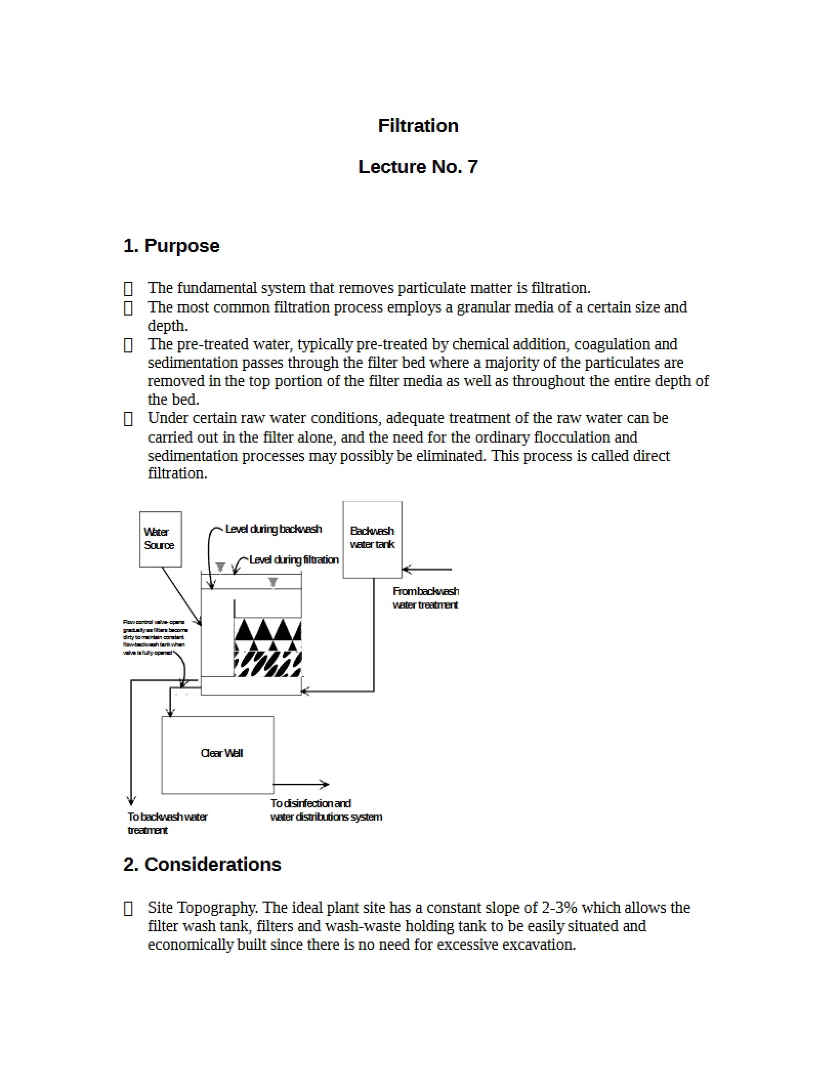 Lecture 7 Filtration