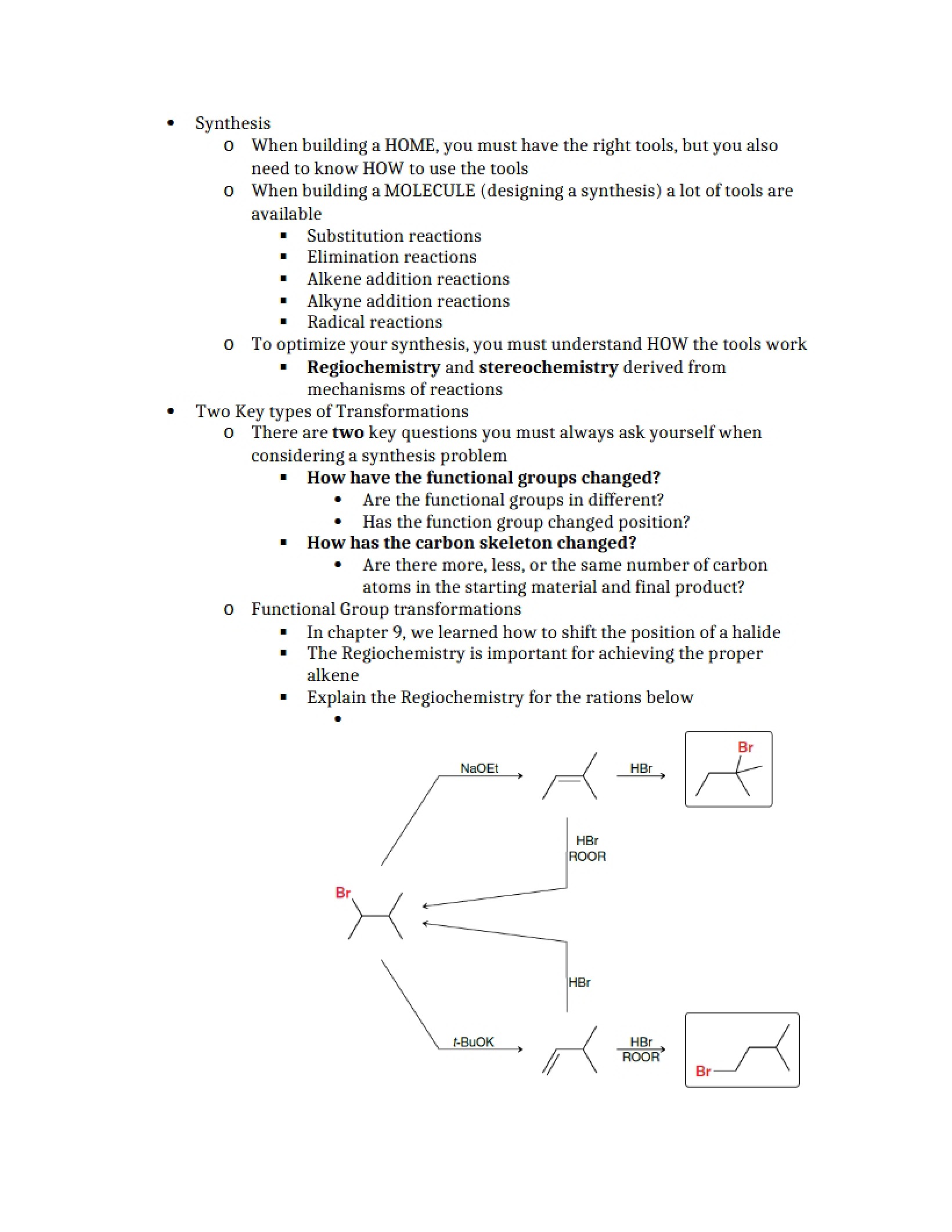 Chemical Synthesis