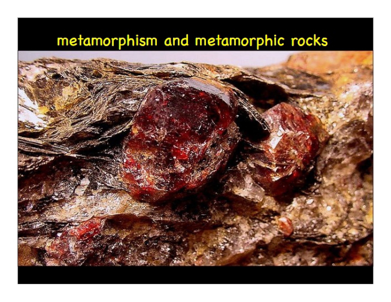 Rocks of Metamorphism