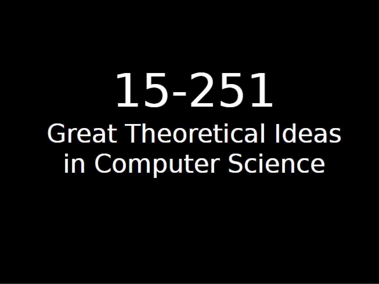 Theoretical Computer Science Concepts (Part 1)