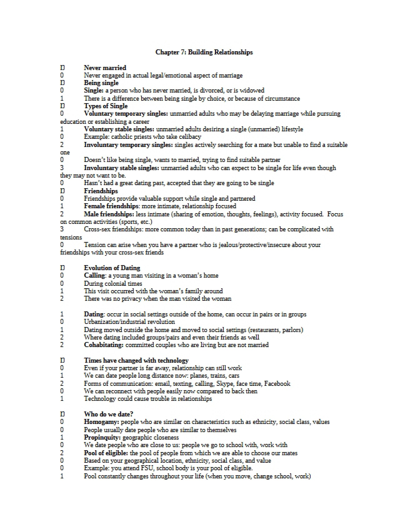 Chapter Seven Discussion on Building Relationships