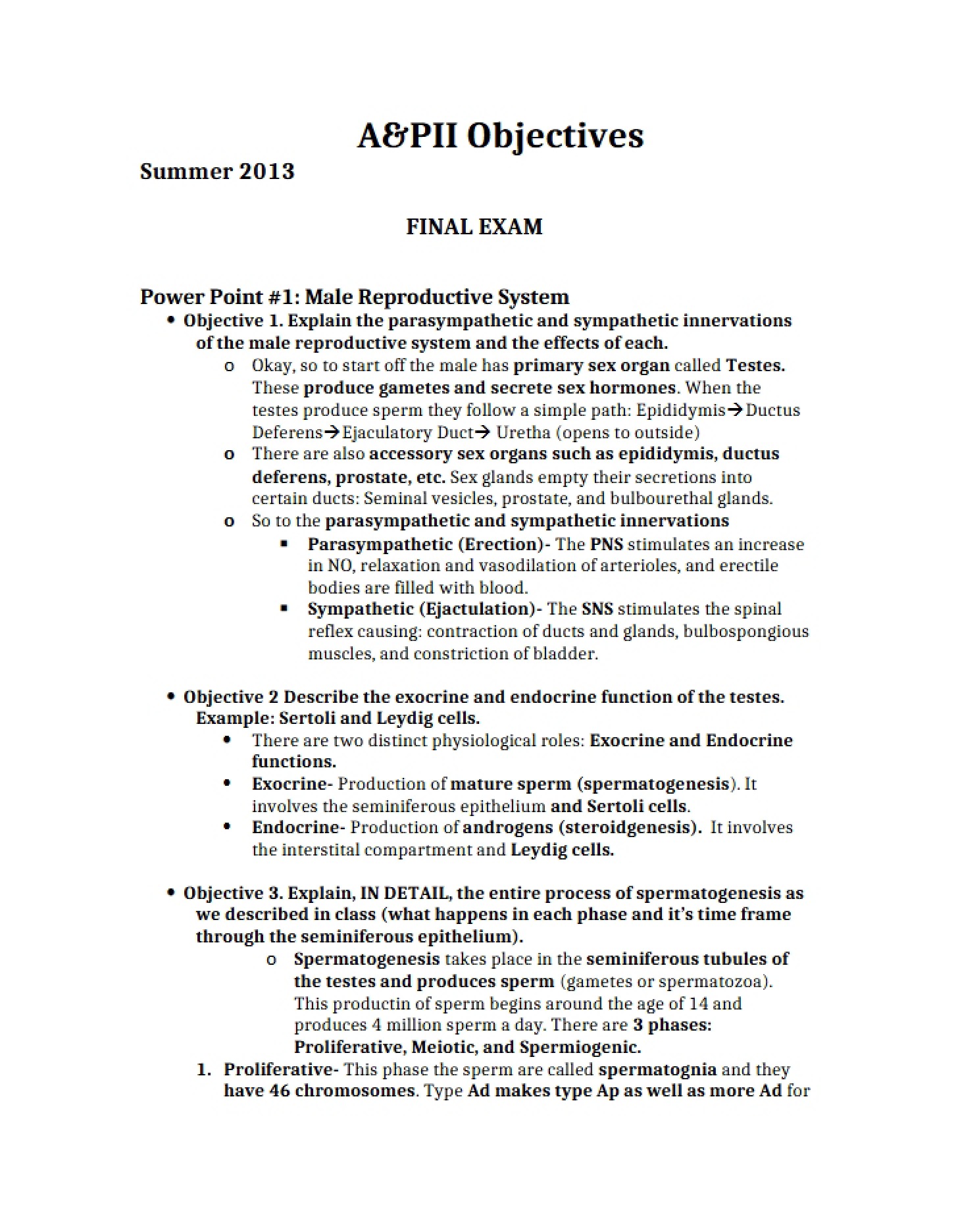 Final Examination Document