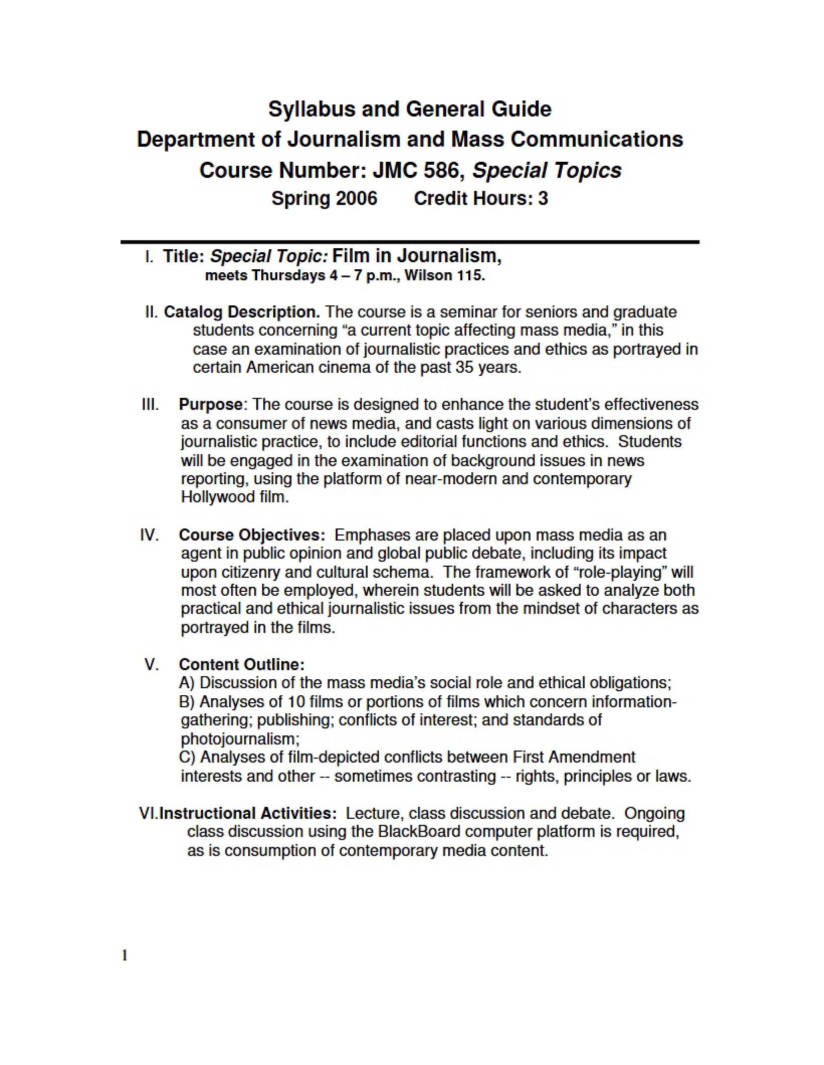 Syllabus