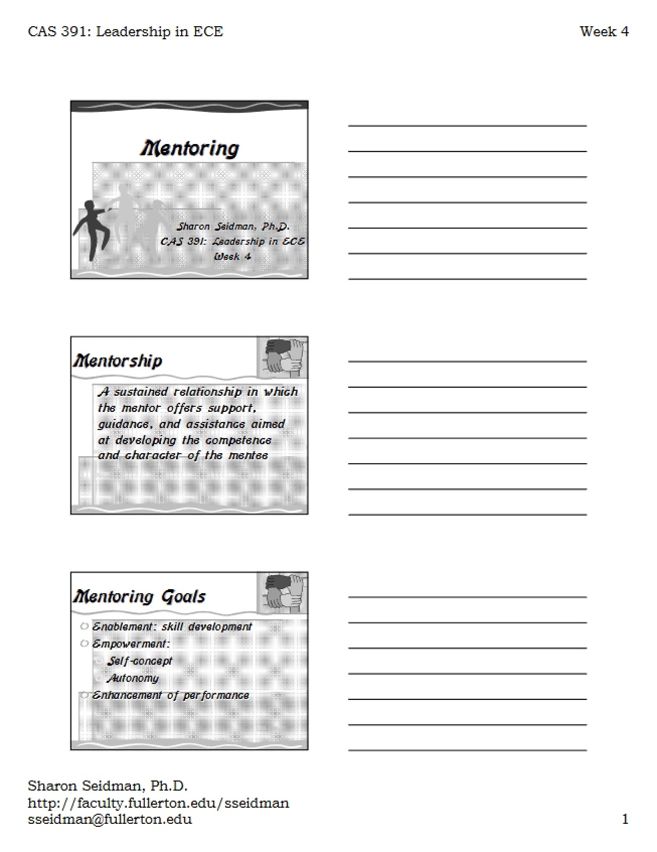 Mentorship in ECE