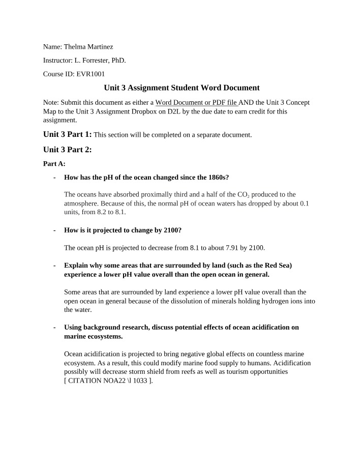 Unit 3 Assignment Student Word Document Part B