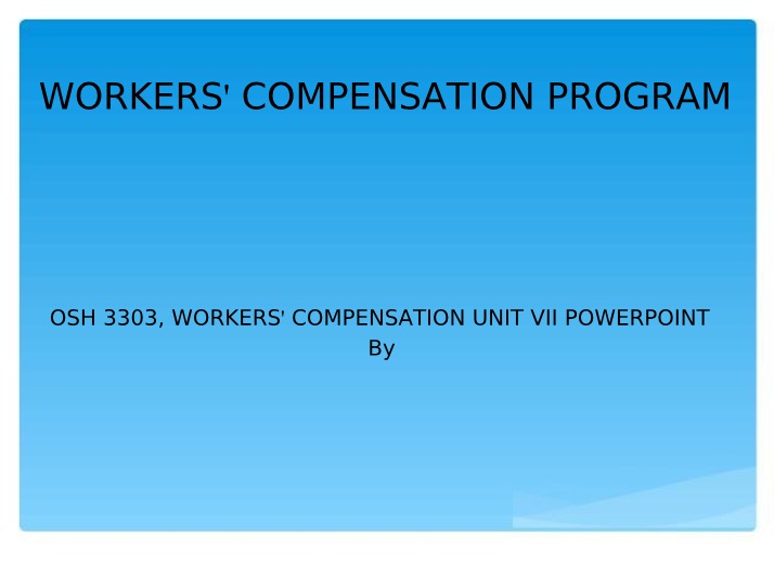 UNIT VII POWERPOINT - Kamar Elliott