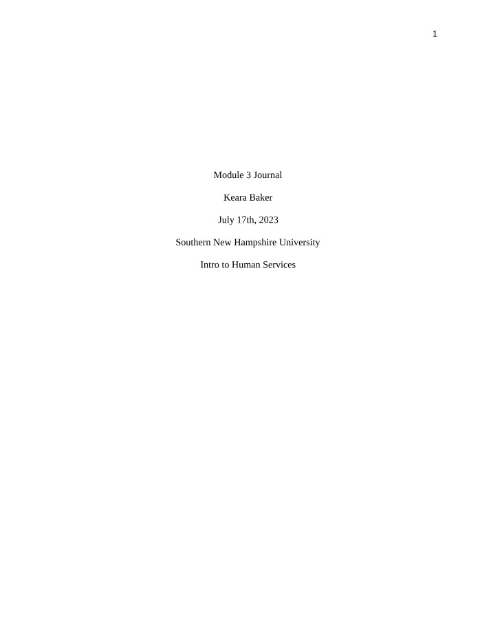 Journal Module 3