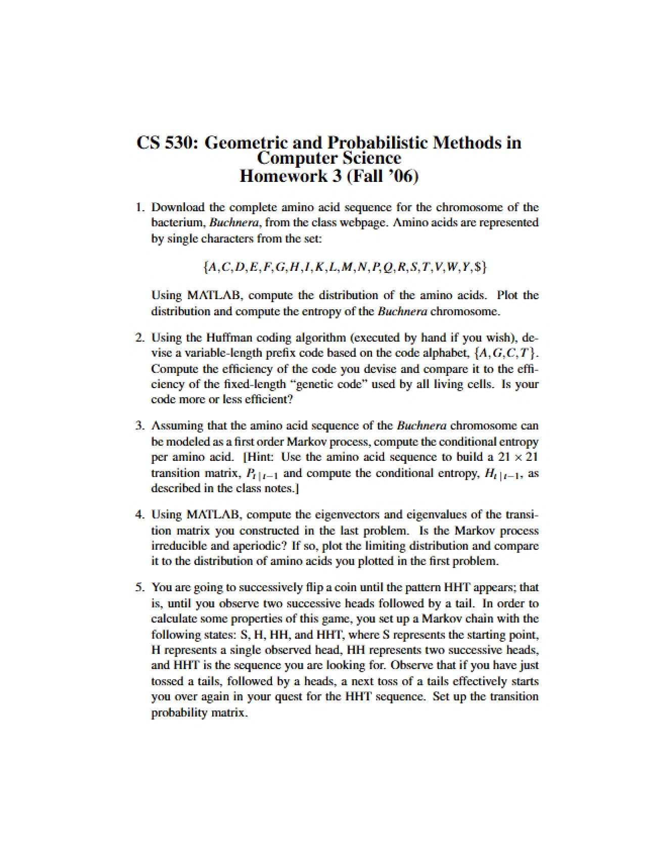 Assignment 3 Geometric and Probabilistic Methods