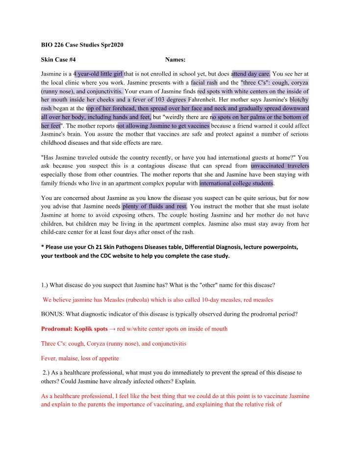Skin Case Study #4