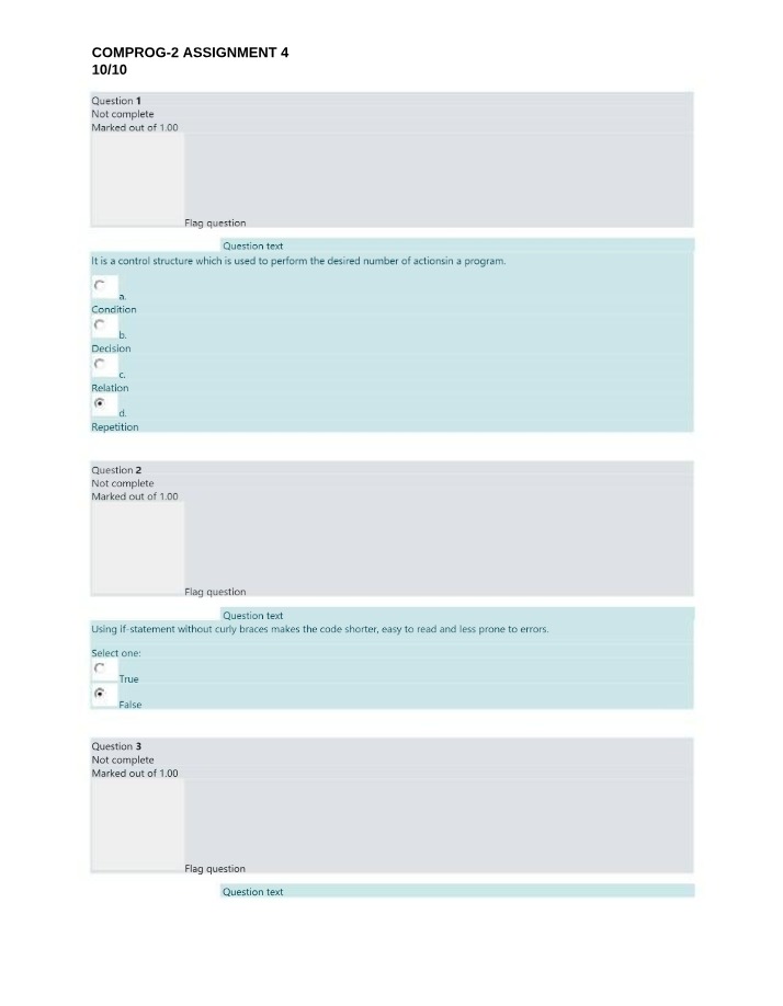 Assignment 4 - COMPROG-2