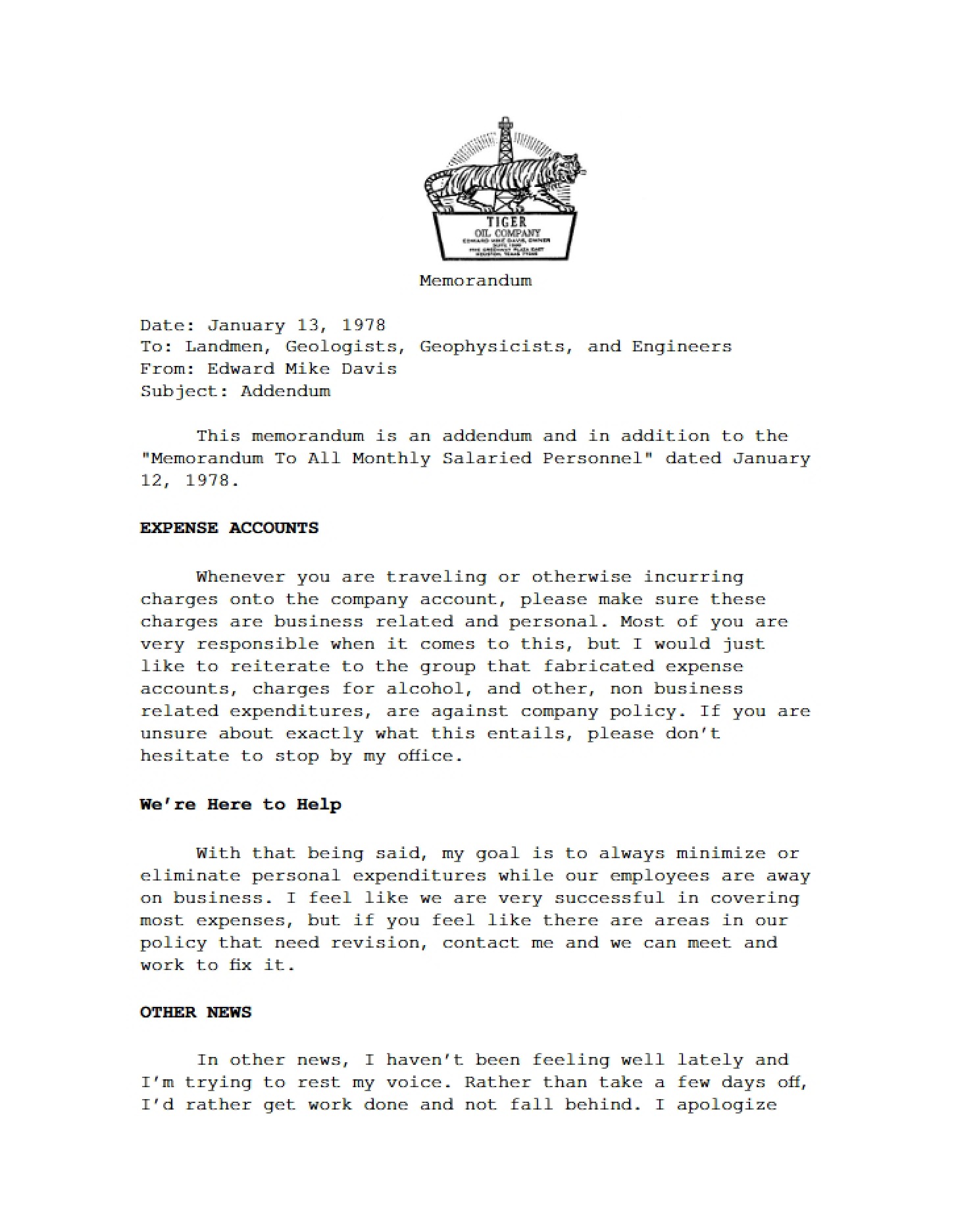 Memo 2 (MGMT)
