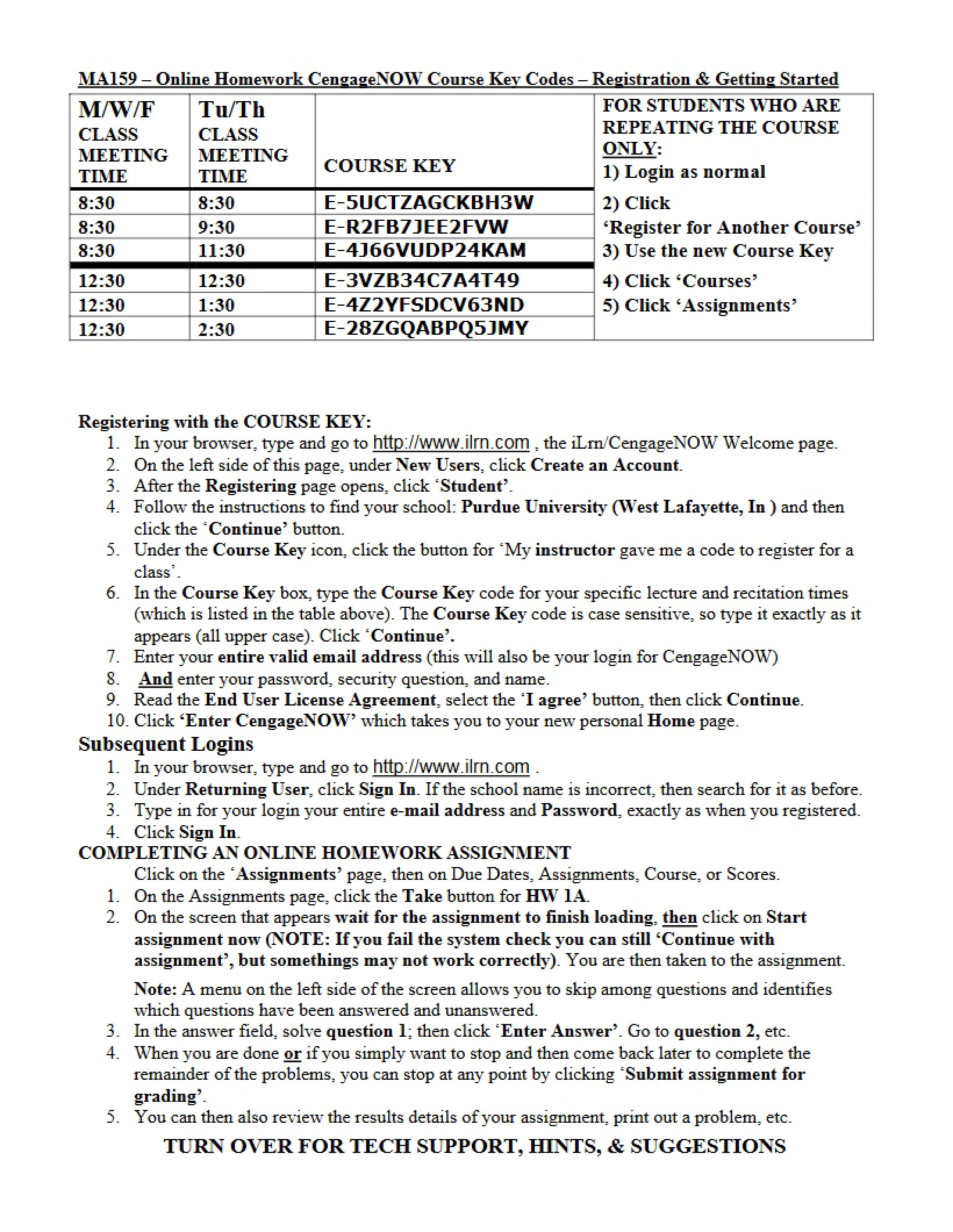 Web Homework